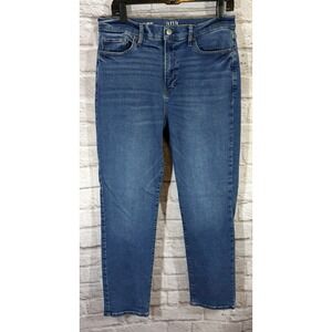 a.n.a. High Rise Straight Jeans Size 14 Dark Wash Stretch Denim 30.5" Inseam